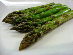 Espárragos al horno